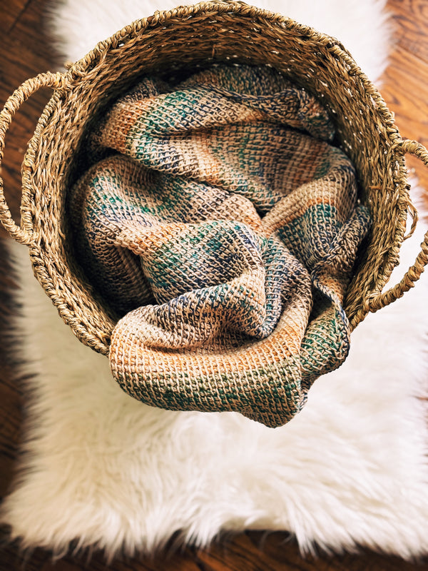 C2C Tunisian Crochet Baby Blanket Pattern | The Vivia