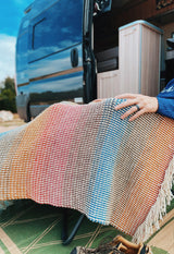 Tunisian Crochet Blanket Pattern with Two Colors
