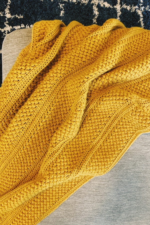 Easy Crochet Blanket Pattern for Beginners