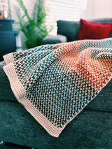 Tunisian Crochet XOXO Throw Pattern (PDF Download)
