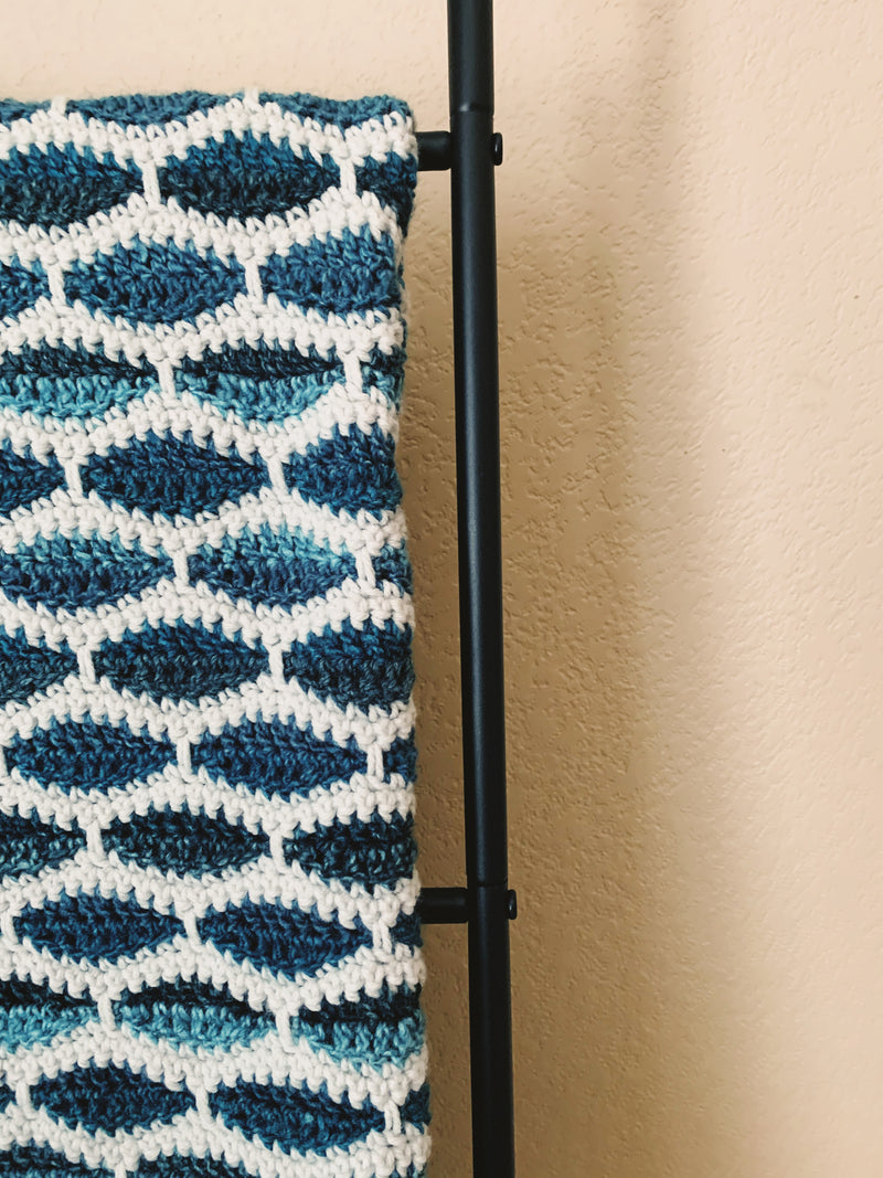 Crochet Millstone Blanket Pattern | The Nikki