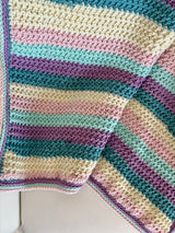 Textured Crochet Baby Blanket Pattern – The Avery