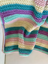 Textured Crochet Baby Blanket Pattern – The Avery