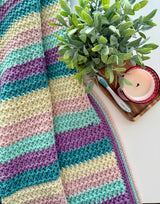 Textured Crochet Baby Blanket Pattern – The Avery