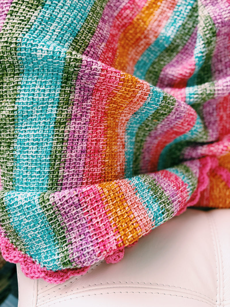 Tunisian Crochet Corner to Corner Baby Blanket - Crochet Baby Blanket Pattern - The Callie