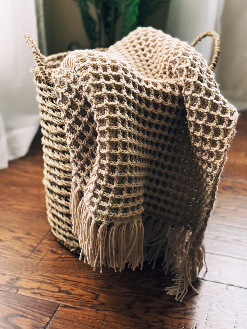 Easy Crochet Crochet Waffle Stitch Scarf Carrington Super Scarf