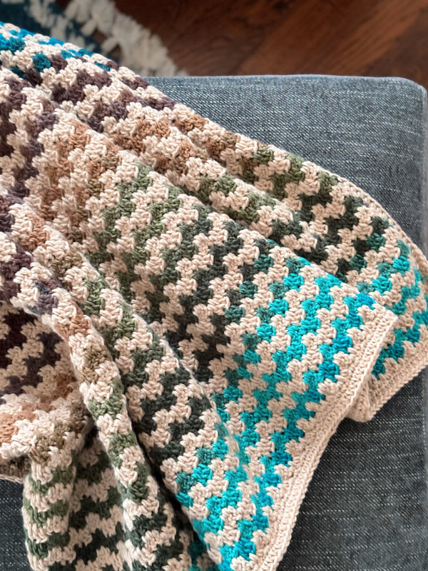 Crochet Granny Spike Stitch Blanket Pattern