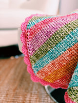 Tunisian Crochet Corner to Corner Baby Blanket - Crochet Baby Blanket Pattern - The Callie