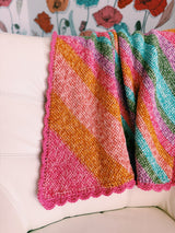 Tunisian Crochet Corner to Corner Baby Blanket - Crochet Baby Blanket Pattern - The Callie