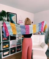Tunisian Crochet Lace Shell Wrap Pattern