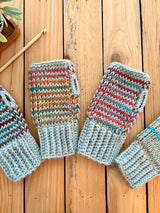 Tunisian Crochet Fingerless Gloves Crochet Pattern