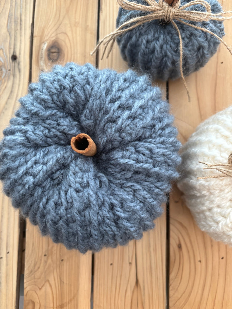 Tunisian Crochet Pumpkin Pattern – 3 Sizes | Fall Crochet Decor