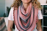 Tunisian Crochet Triangle Scarf (Curl-Free Shawl Pattern PDF)