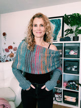 Tunisian Crochet Sweater Scarf Pattern | Beginner Friendly Wrap | Sizes XS to 5XL, 3 Yarn Options (PDF)