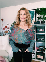 Tunisian Crochet Sweater Scarf Pattern | Beginner Friendly Wrap | Sizes XS to 5XL, 3 Yarn Options (PDF)