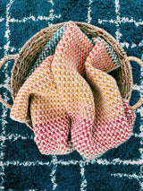 Tunisian Crochet XOXO Throw Pattern (PDF Download)