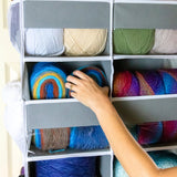 YARNstashr™ Over Door Organizer by Bobble + Puff - Over the Door Yarn Storage Ideal for Crochet Stuff, WIPs and More!