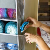 YARNstashr™ Over Door Organizer by Bobble + Puff - Over the Door Yarn Storage Ideal for Crochet Stuff, WIPs and More!