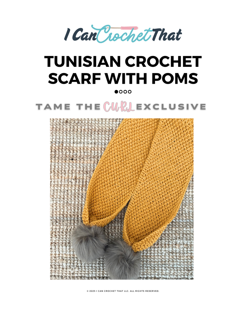 Tunisian Crochet Pattern Bundle w/ VIDEOS | Tunisian Crochet Blanket Pattern | Tunisian Crochet Beanie Pattern | Tunisian Crochet Scarf | 5 Patterns Included!