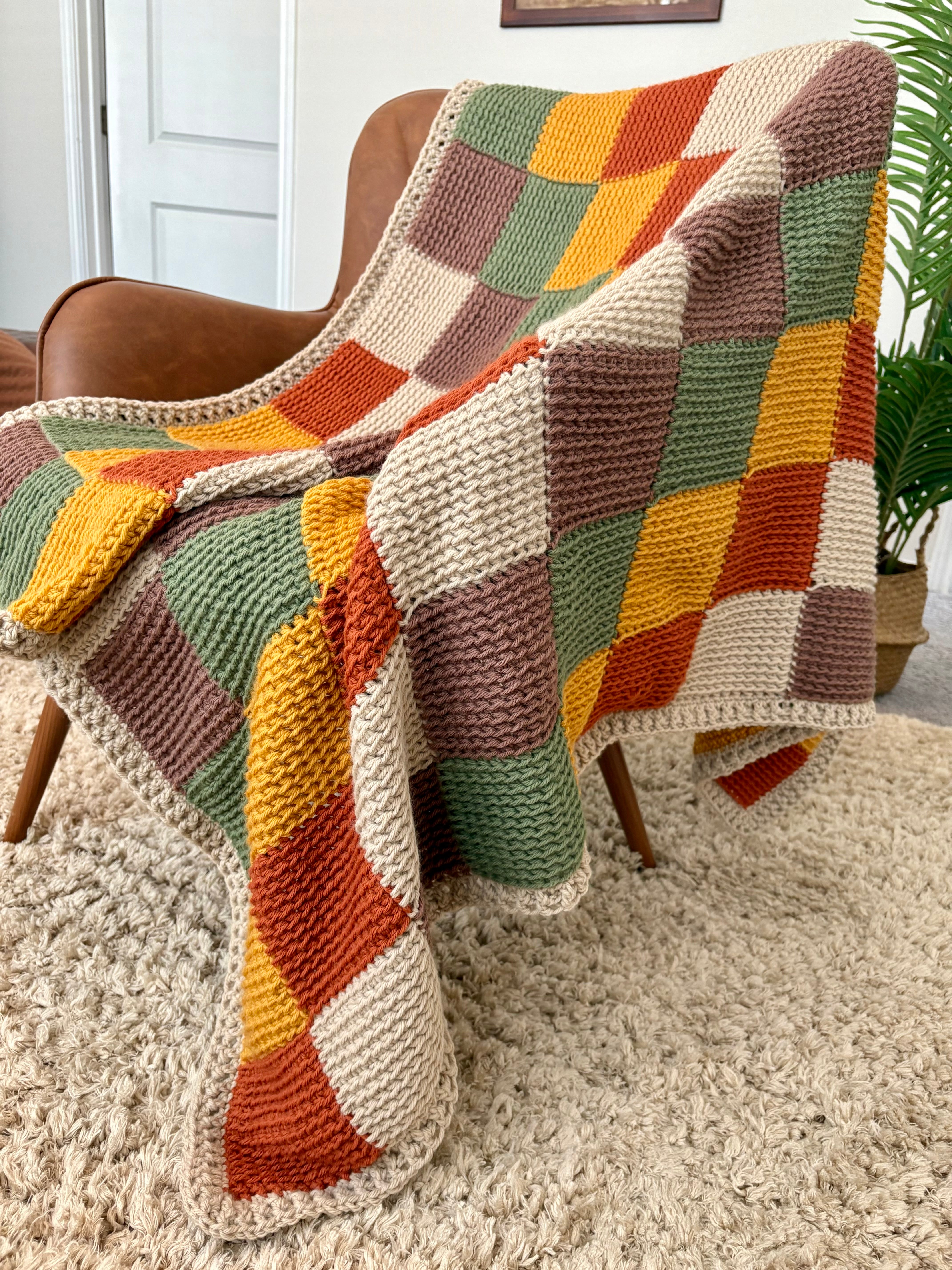 Entrelac Pattern Tunisian Crochet Entrelac Blanket Pattern – I Can Crochet That