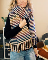 Tunisian Crochet Blanket Scarf Pattern