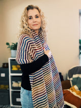 Tunisian Crochet Blanket Scarf Pattern