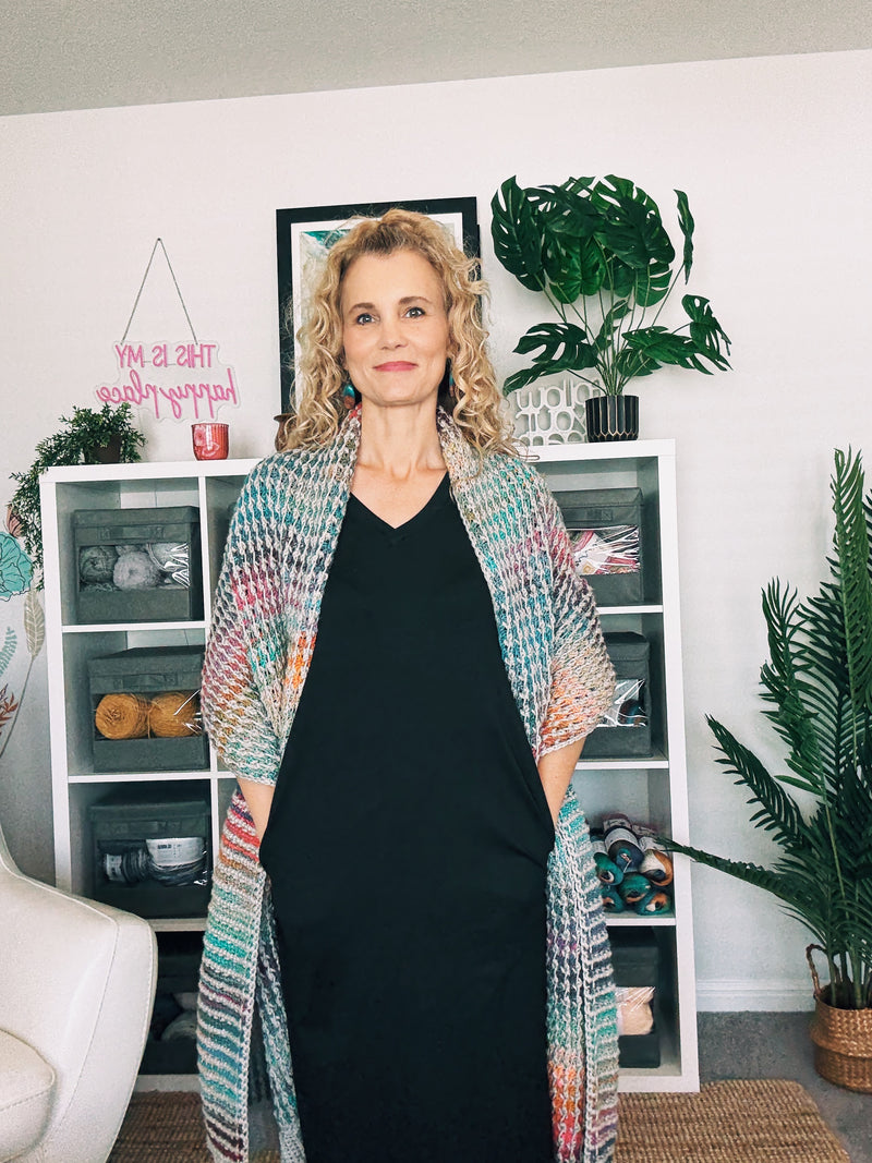 Tunisian Crochet Blanket Scarf Pattern | Free Crochet Blanket Scarf Pattern PDF