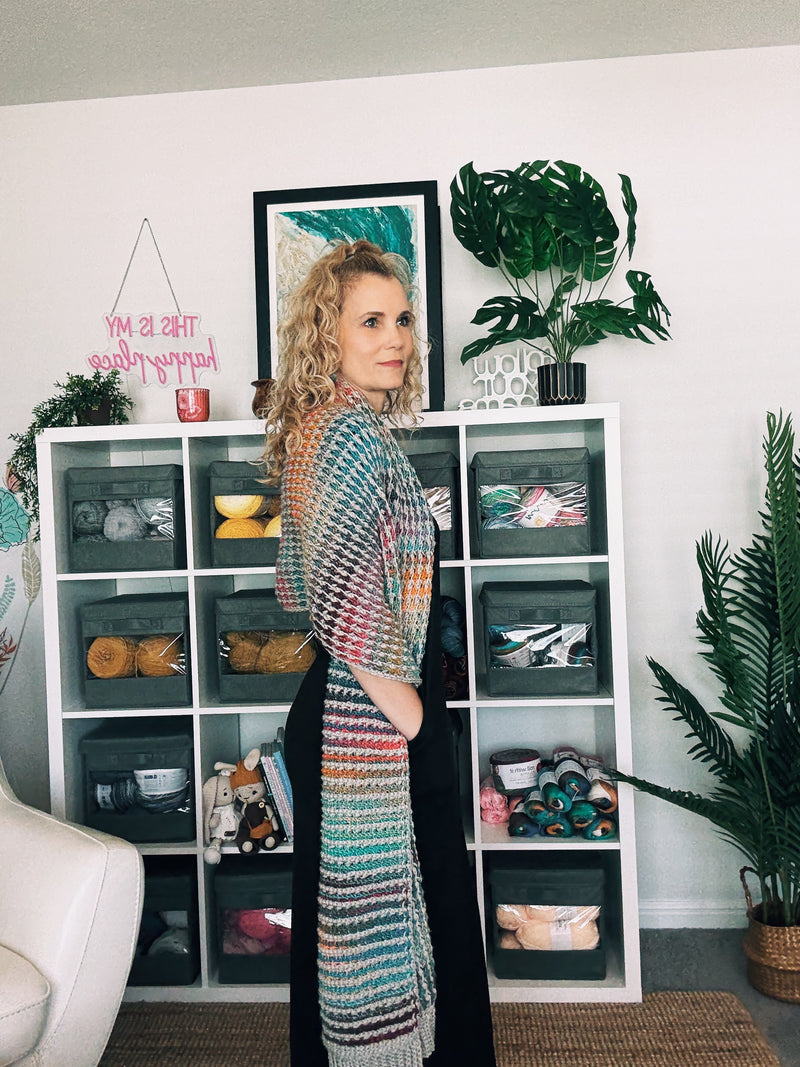 Tunisian Crochet Blanket Scarf Pattern | Free Crochet Blanket Scarf Pattern PDF