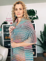 Tunisian Crochet Blanket Scarf Pattern | Free Crochet Blanket Scarf Pattern PDF