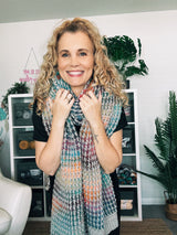 Tunisian Crochet Blanket Scarf Pattern | Free Crochet Blanket Scarf Pattern PDF