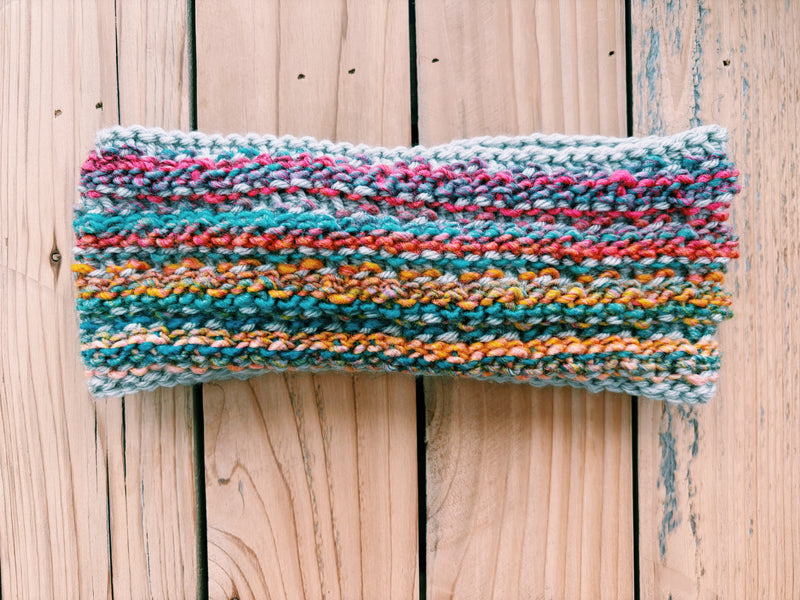 Tunisian Crochet Waffle Stitch Ear Warmer Pattern
