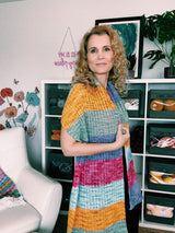 Tunisian Crochet Lace Shell Wrap Pattern