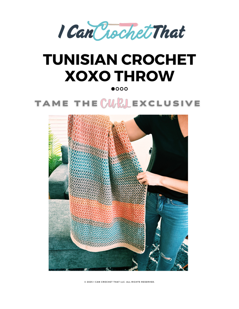 Tunisian Crochet Pattern Bundle w/ VIDEOS | Tunisian Crochet Blanket Pattern | Tunisian Crochet Beanie Pattern | Tunisian Crochet Scarf | 5 Patterns Included!