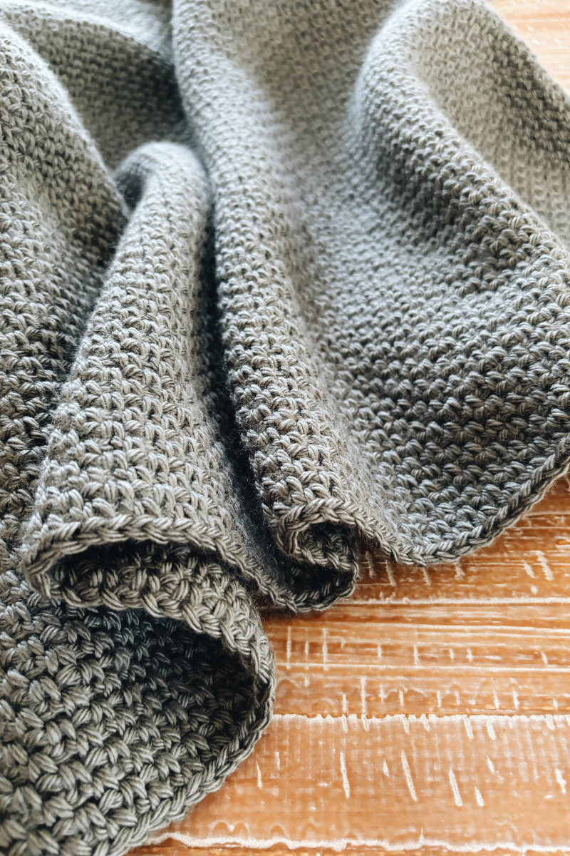 Linen Stitch Crochet Blanket Pattern