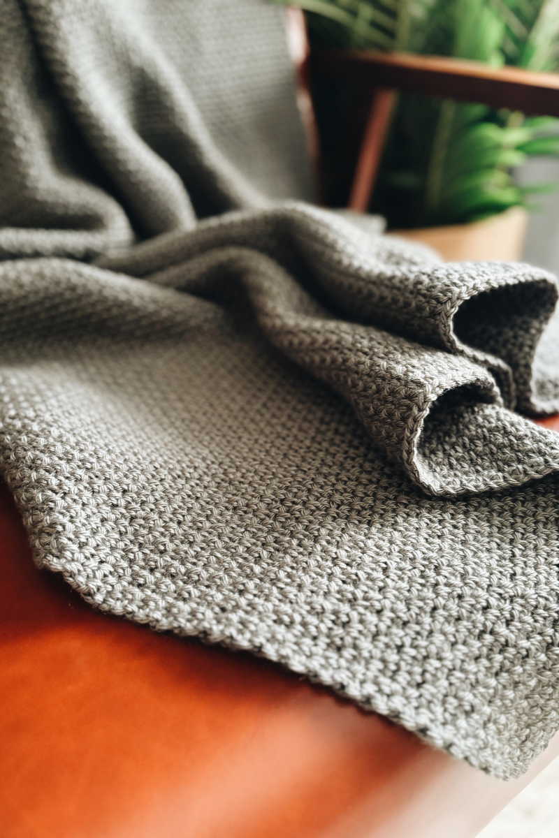 Linen Stitch Crochet Blanket Pattern