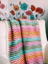 Waffle Stitch Crochet Blanket Pattern – The Emmy