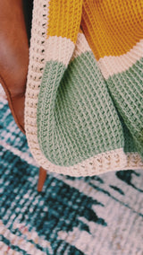 Tunisian Crochet Fall Blanket Pattern | Fall Crochet