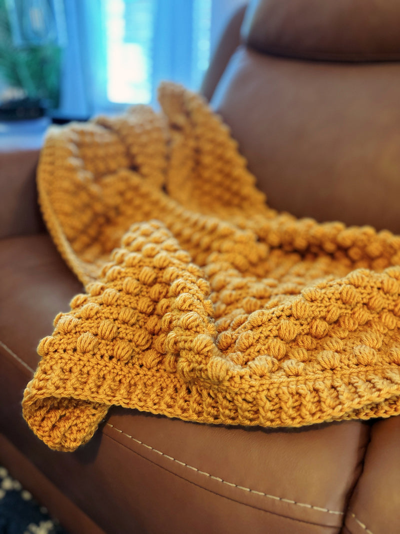 Textured Crochet Blanket Pattern | The Wynn