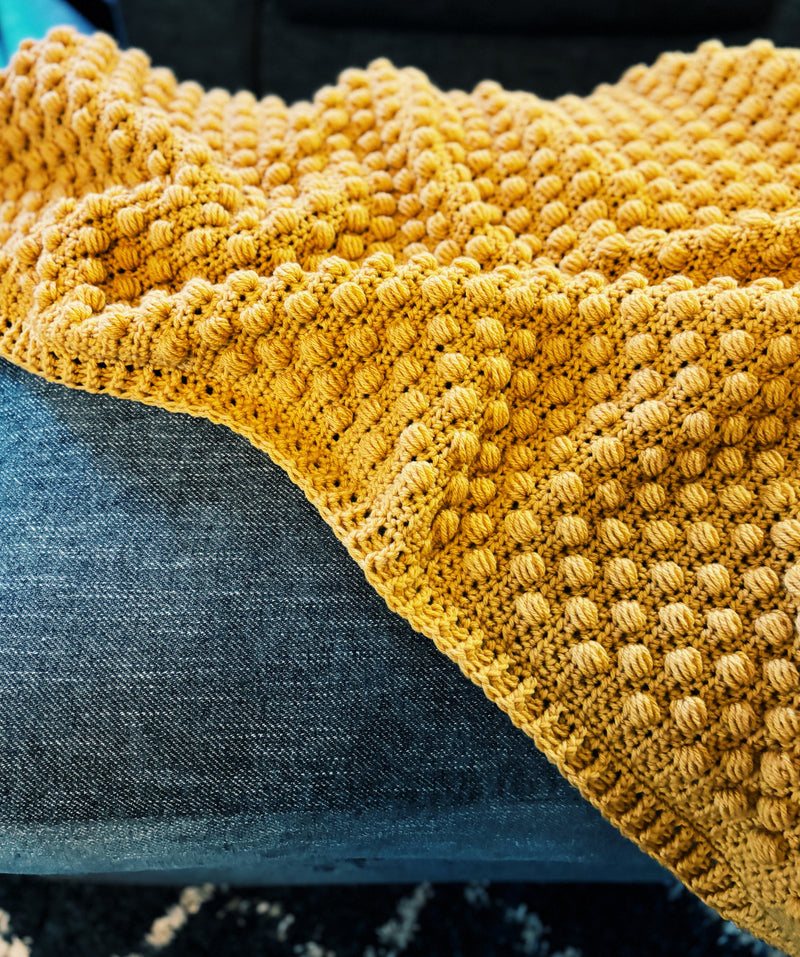 Textured Crochet Blanket Pattern | The Wynn