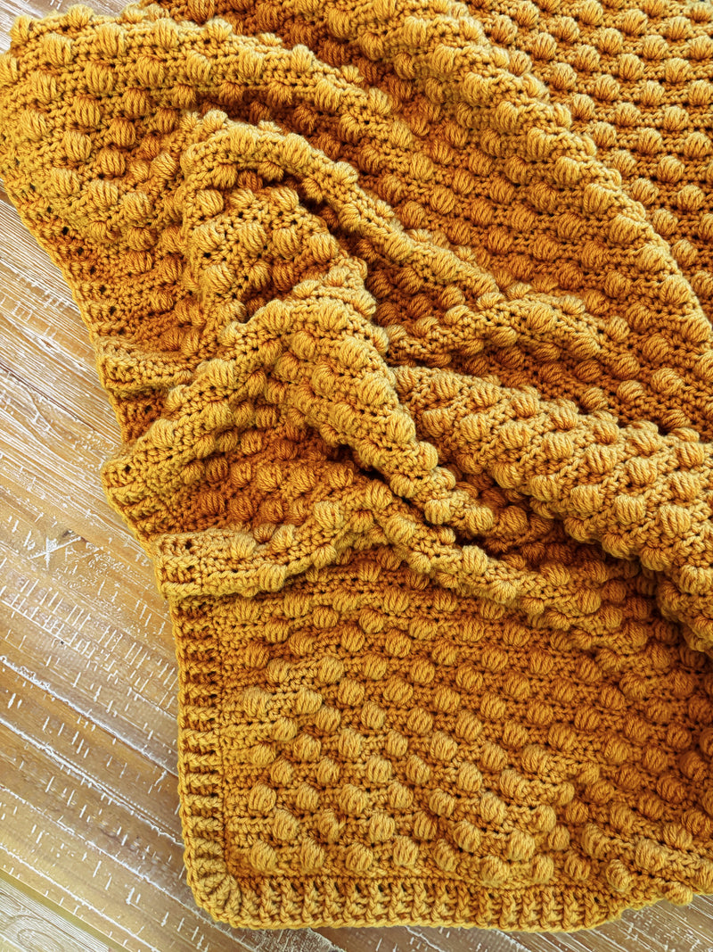 Textured Crochet Blanket Pattern | The Wynn