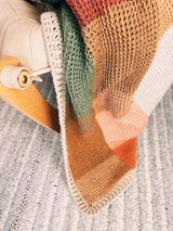 Tunisian Patchwork Blanket Crochet Pattern PDF