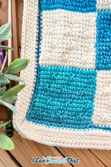 Tunisian Entrelac Star Stitch Blanket – Crochet Pattern (PDF + Video)