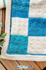 Tunisian Entrelac Star Stitch Blanket – Crochet Pattern (PDF + Video)