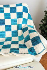 Tunisian Entrelac Star Stitch Blanket – Crochet Pattern (PDF + Video)