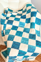 Tunisian Entrelac Star Stitch Blanket – Crochet Pattern (PDF + Video)