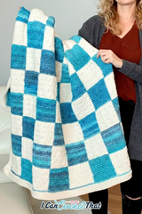 Tunisian Entrelac Star Stitch Blanket – Crochet Pattern (PDF + Video)