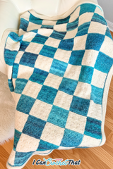 Tunisian Entrelac Star Stitch Blanket – Crochet Pattern (PDF + Video)