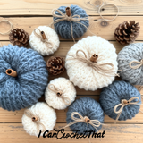 Tunisian Crochet Pumpkin Pattern – 3 Sizes | Fall Crochet Decor