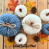 Tunisian Crochet Pumpkin Pattern – 3 Sizes | Fall Crochet Decor