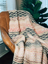 Tunisian Crochet Sampler Blanket Pattern | The Taylor